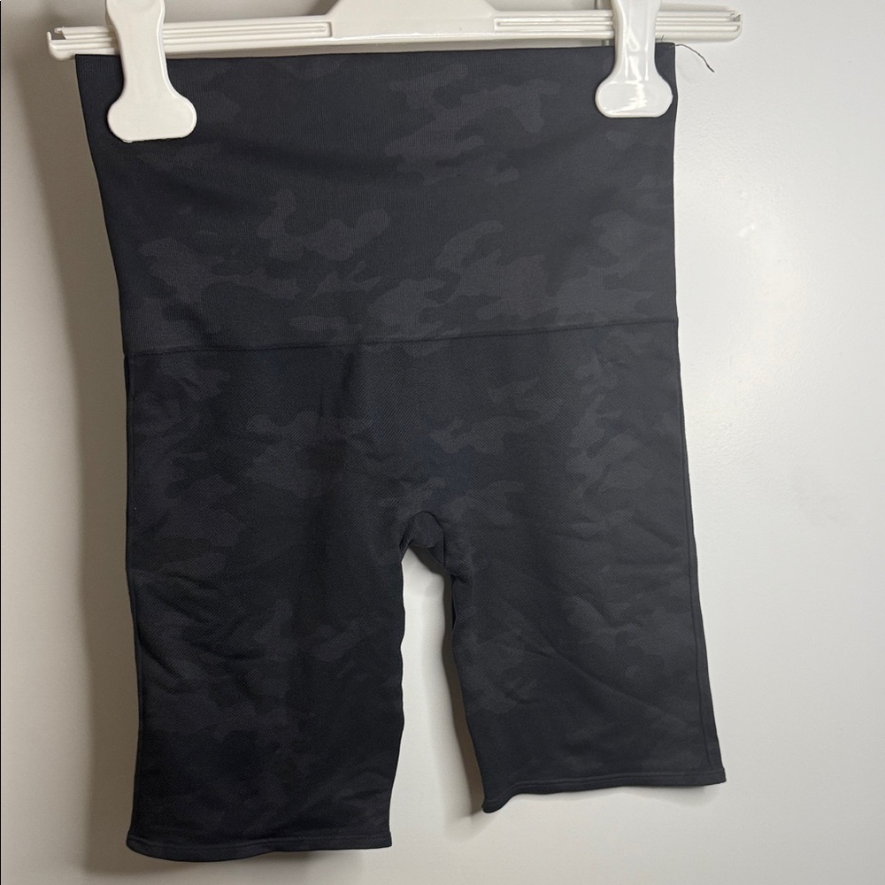 SPANX Kids Black Camouflage Shorts